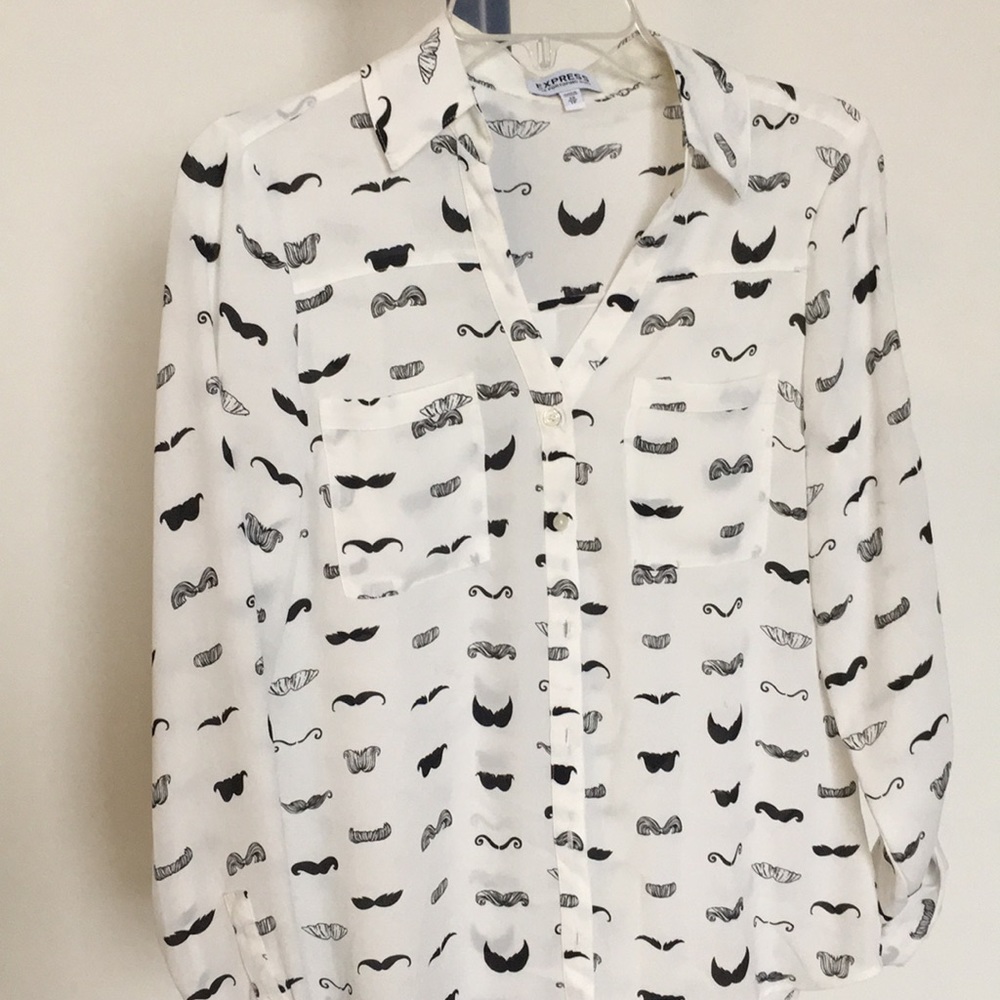 Fashionable Mustache Express shirt